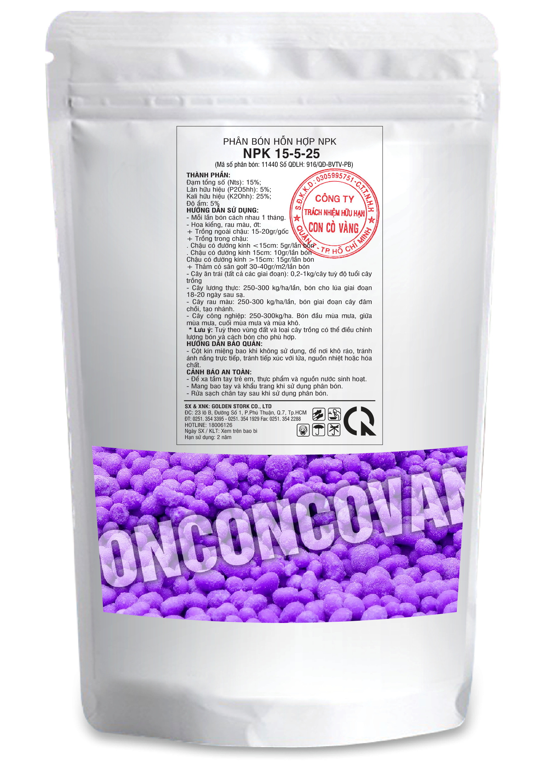 Phân bón NPK 15-5-25+TE NutriTech Premium
