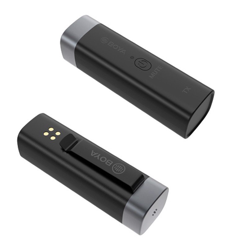 Boya BY-WM3D/U - Micro Thu Âm Không Dây True-Wireless Cho Các Thiết Bị IOS, Android Smartphone, Cameras - hàng chính hãng