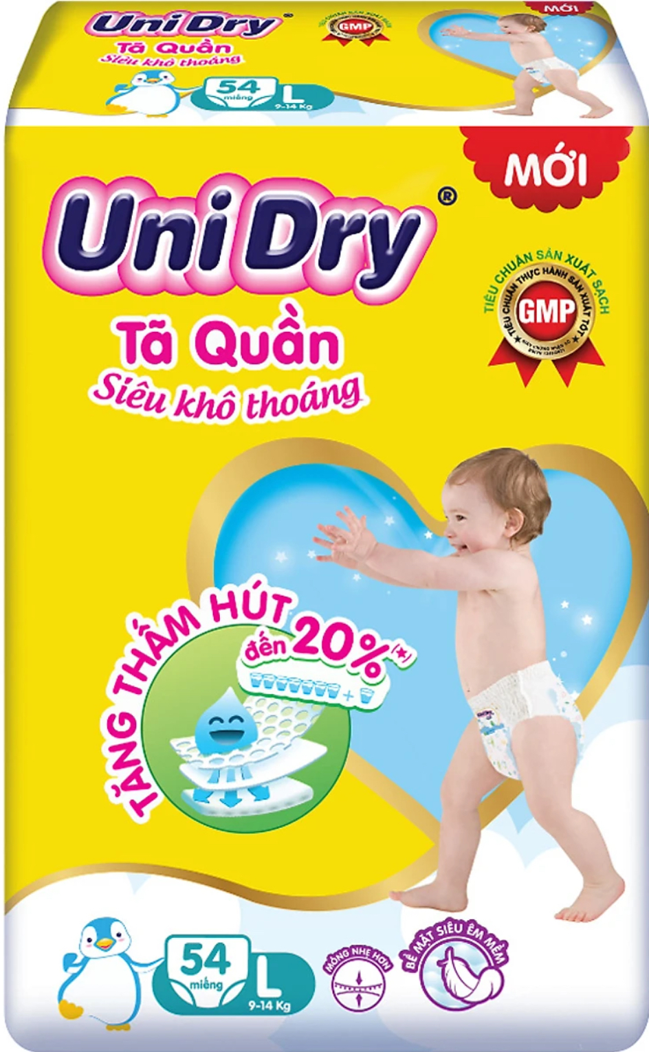 Tã quần Unidry L54 Siêu Khô Thoáng - HSD luôn mới