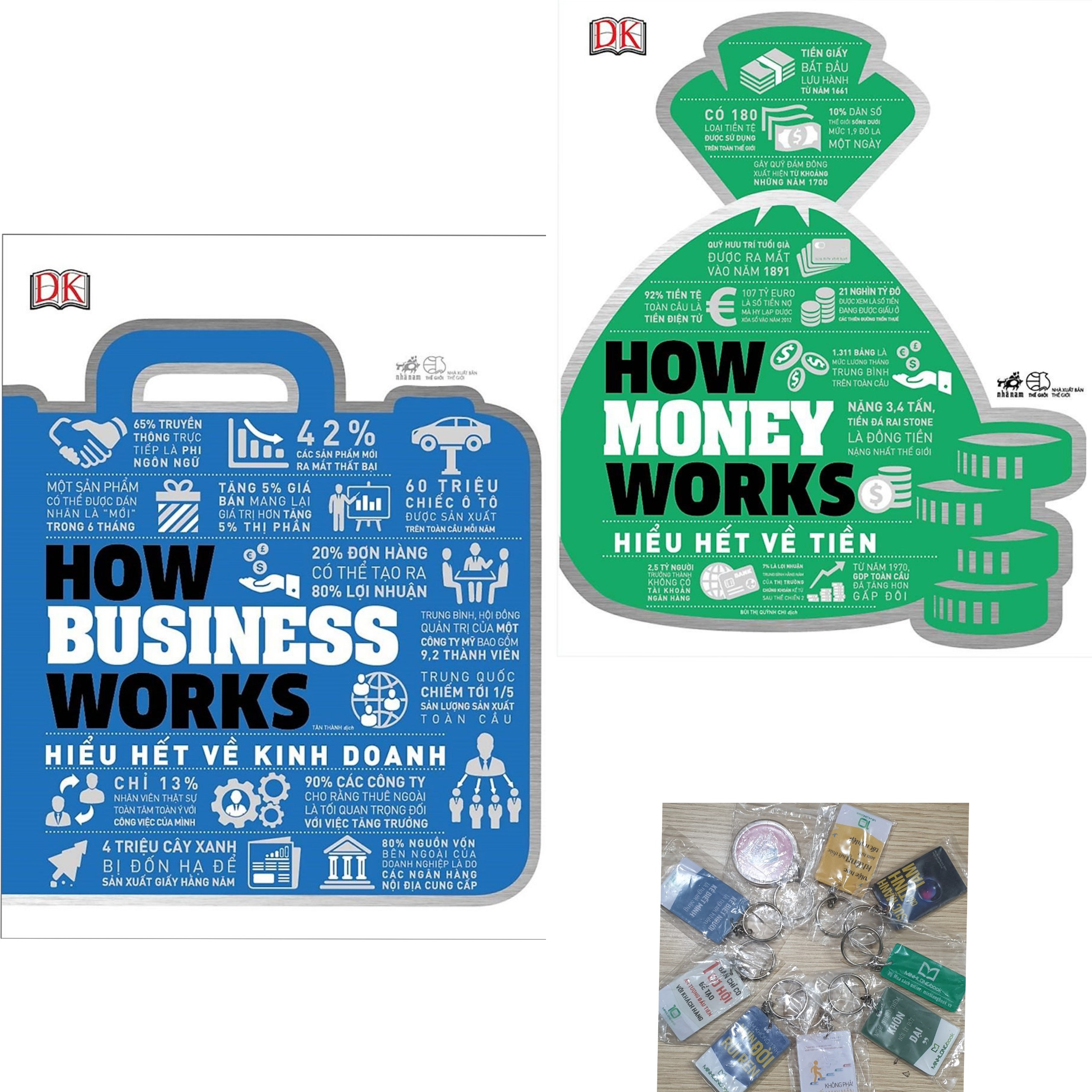 Combo 2 Cuốn Cẩm Nang : How Money Works - Hiểu Hết Về Tiền + How Business Works - Hiểu Hết Về Kinh Doanh/ BooksetMK  ( Bách Khoa về Kinh Doanh , Tiền )