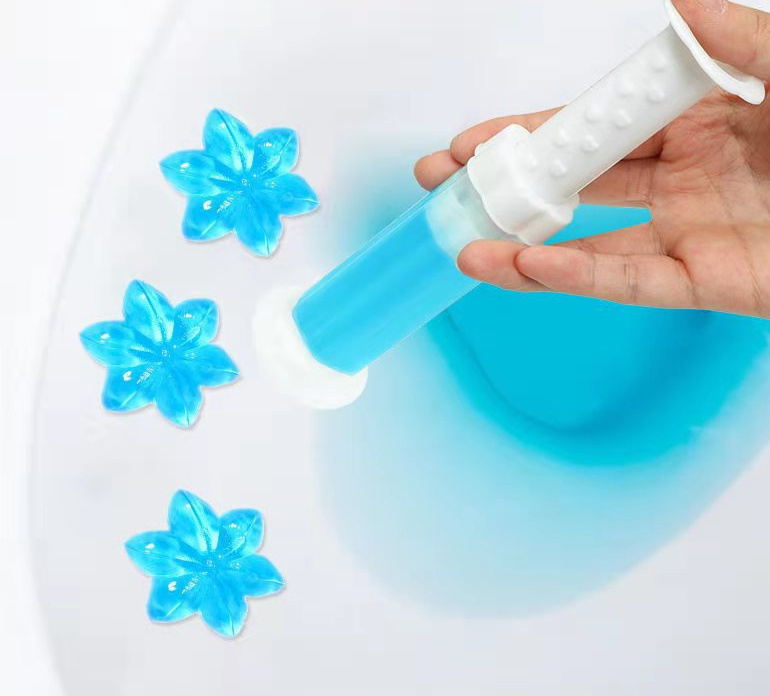Gel Khử Mùi Diệt Khuẩn Bồn Cầu Hình Hoa Hương Thơm Dễ Chịu - Gel Thơm Khử Mùi Toilet, Gel Tẩy Bồn Cầu