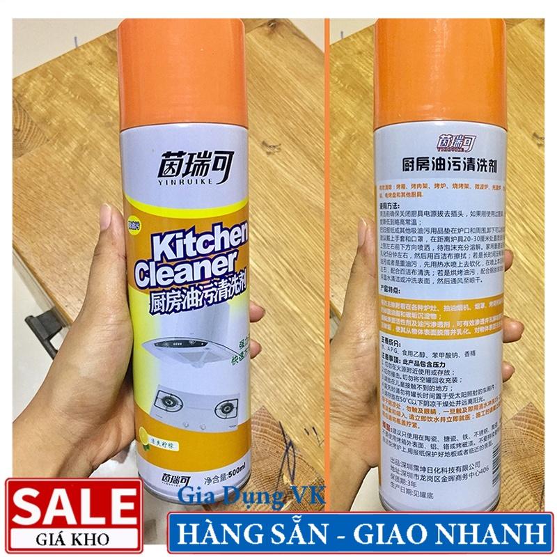 Chai Xịt Tẩy Rửa Nhà Bếp Đa Năng Siêu Sạch Dạng Bọt Tuyết Kitchen Cleaner