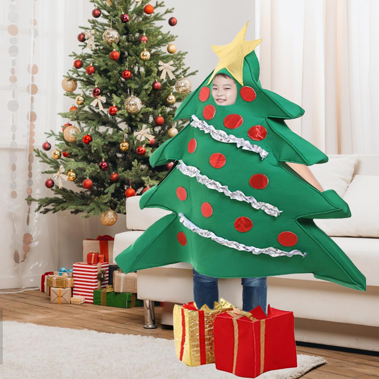 Christmas Tree Costume Xmas Party Clothes for Parties Photo Prop Performance