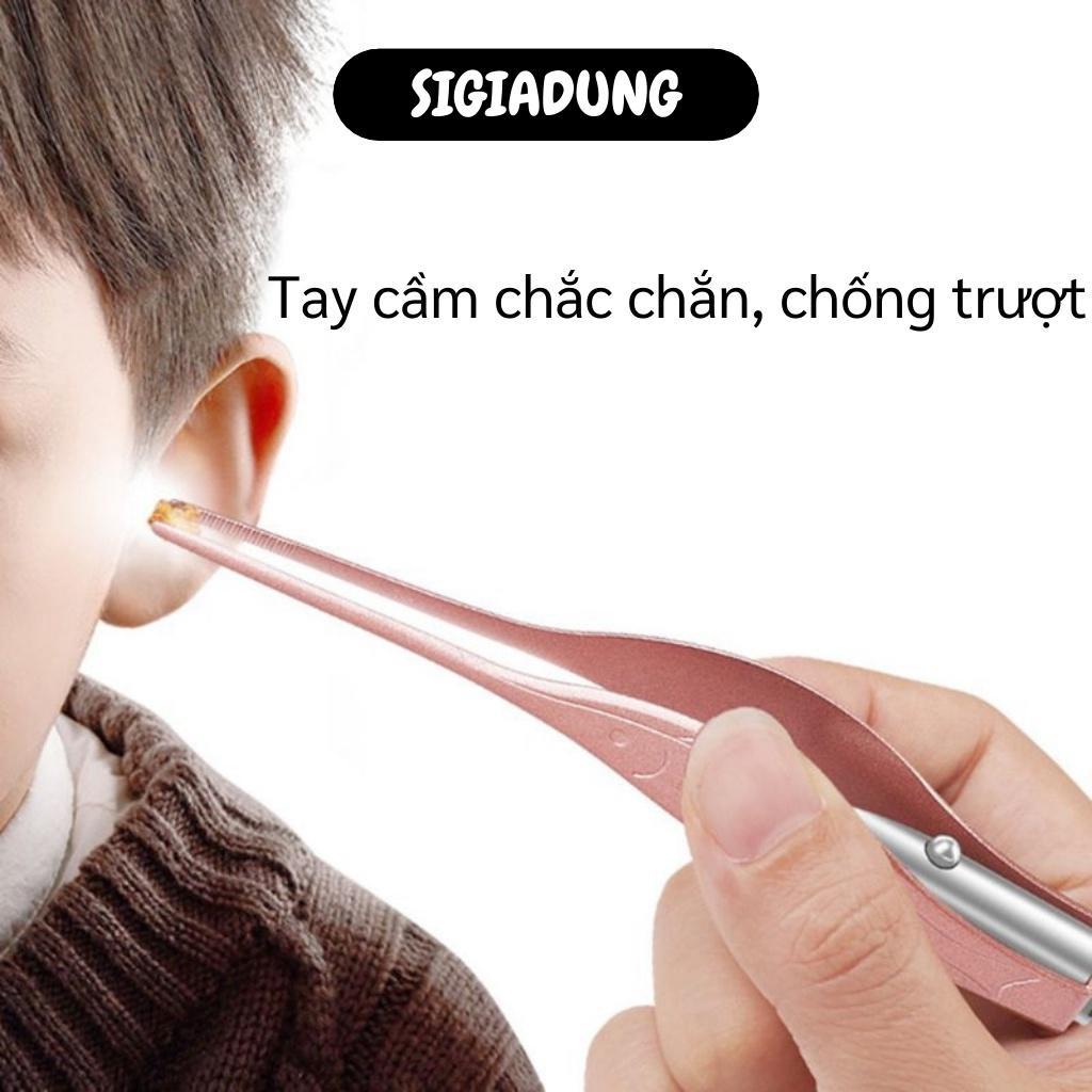 Bộ Lấy Ráy Tai - Bộ Dụng Cụ Vệ Sinh Tai Có Đèn Soi, Nhíp Gắp An Toàn 5077