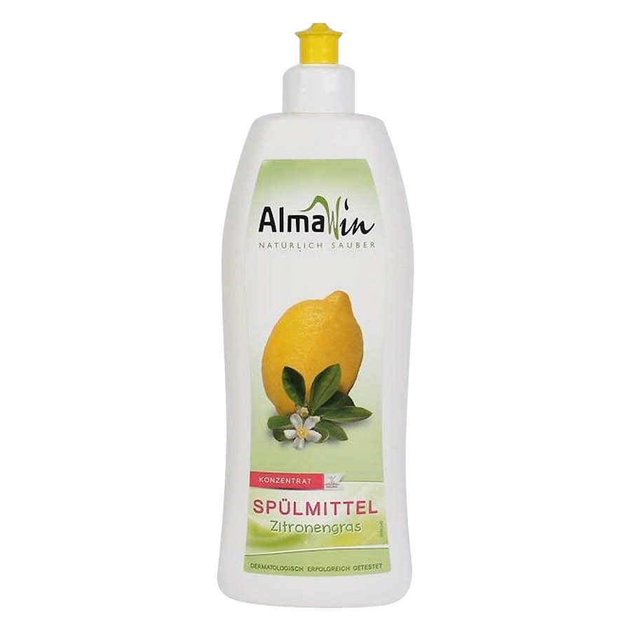 Nước rửa chén chanh hữu cơ Almawin (500ml)