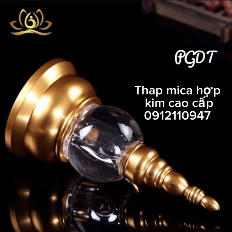 Tháp xá lợi Mica 16 cm loại cao cấp