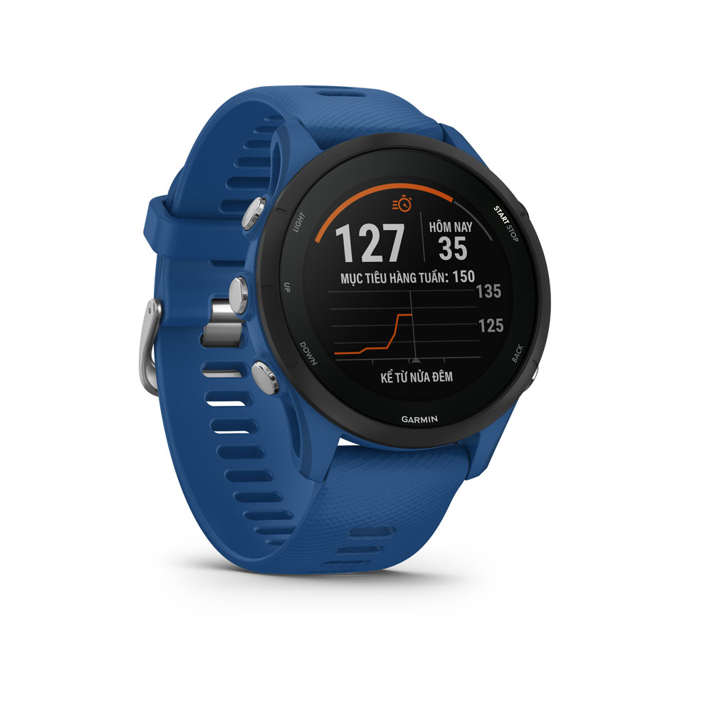 Đồng Hồ Thông Minh Garmin Forerunner 255 Basic GPS (Slate Grey) - Hàng Chính Hãng