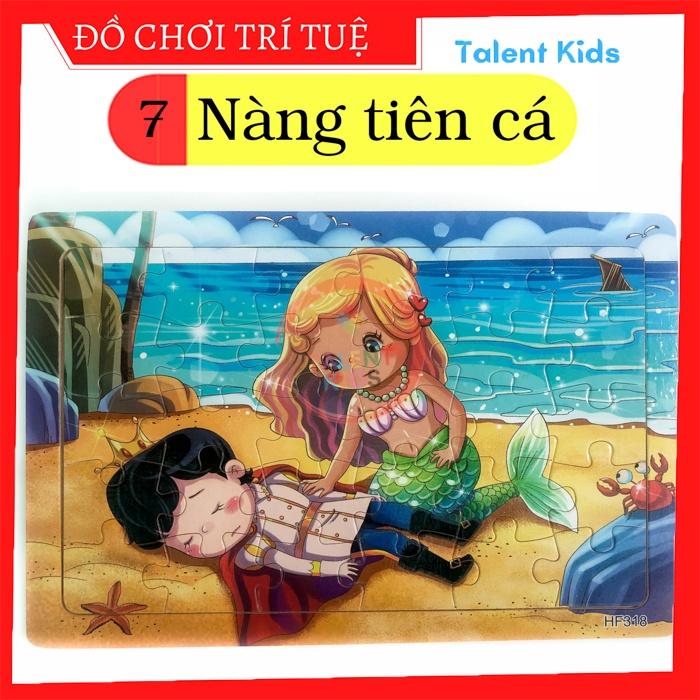 Đồ chơi xếp hình, tranh ghép hình 30 mảnh bằng gỗ cho bé 3 4 5 tuổi giúp bé phát triển trí tuệ