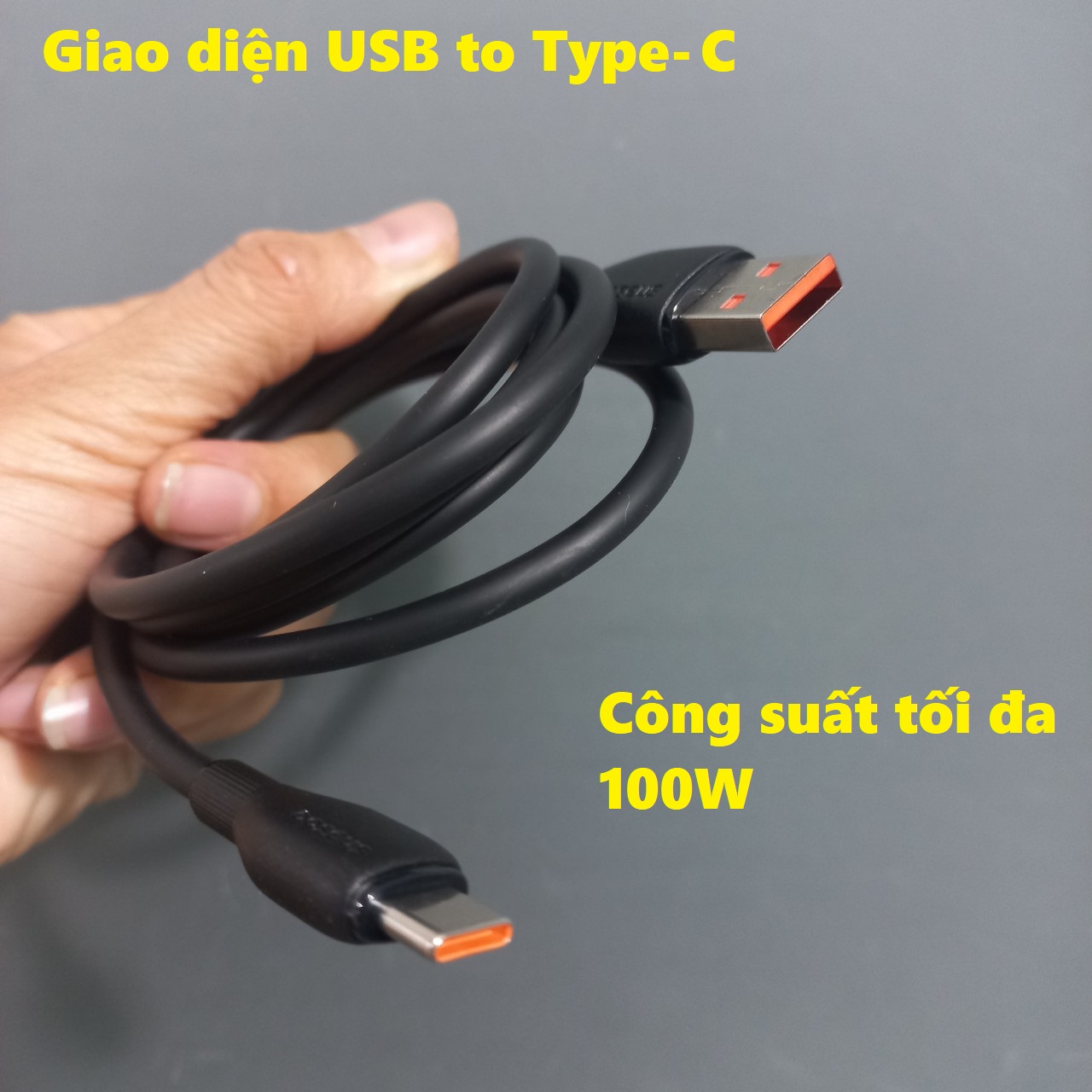 Cáp sạc Usb to C sạc nhanh 100W 66W cho  Honor Huawei  dây silicon siêu mềm chống rối Baseus Pudding series _ Hàng chính hãng