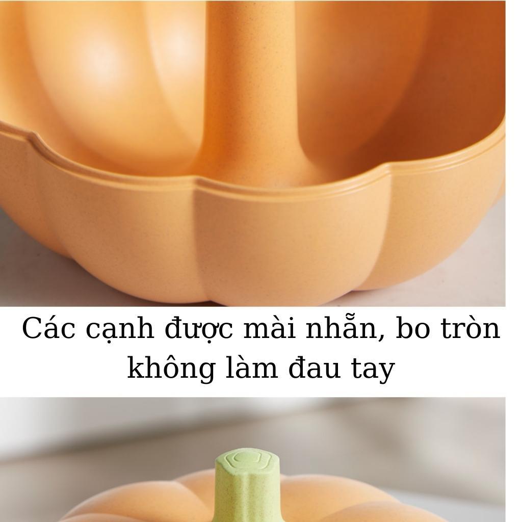 Khay Đựng Bánh Kẹo Tết, Khay Đựng Mứt Tết Hình Quả Bí Ngô Độc Đáo