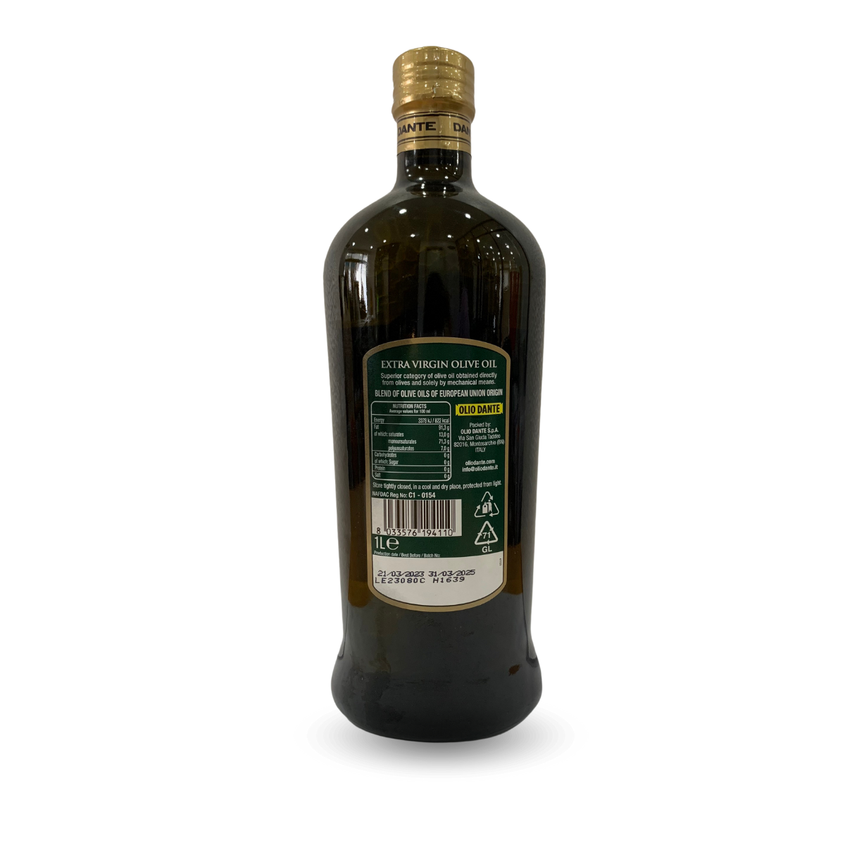 Dầu olive extra virgin Ý 1 lít