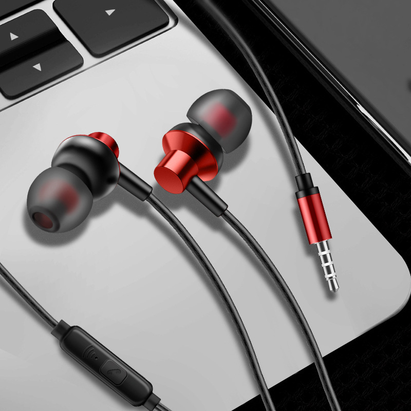 Tai Nghe Nhét Tai Có Dây A03 Vỏ Kim Loại, Bass Mạnh, Có Micro Và Nút Điều Khiển, Jack 3.5mm - miếng lót chuột