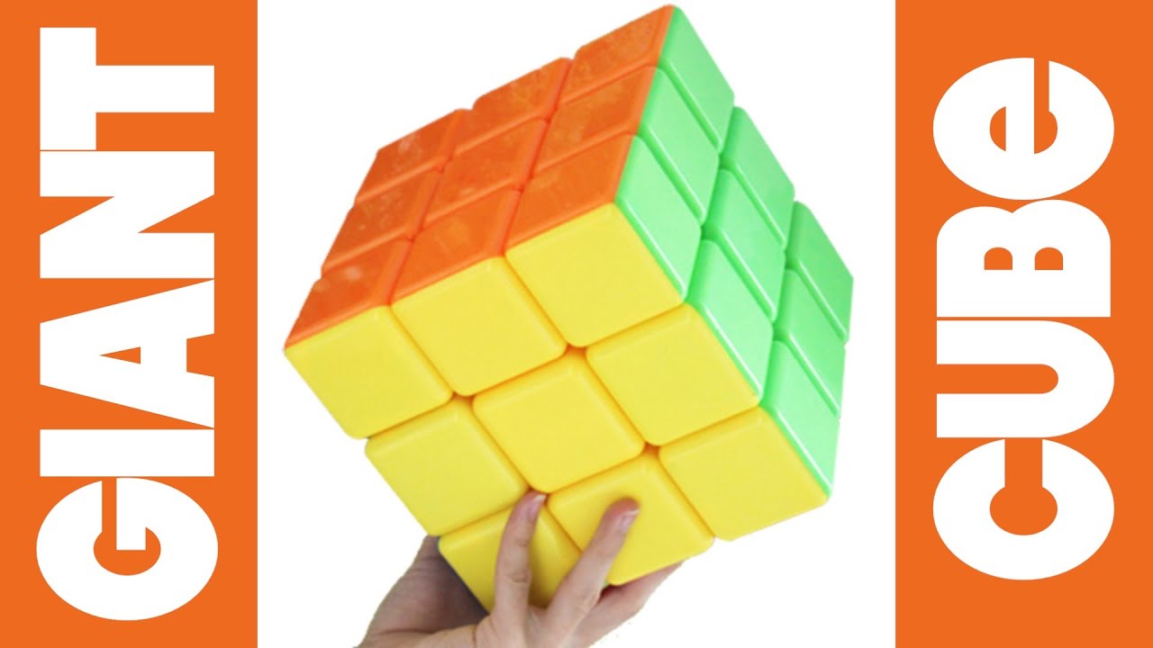 ĐỒ CHƠI TƯ DUY TRÍ TUỆ RUBIK NHỰA 3X3 KHỔNG LỒ 18 CM