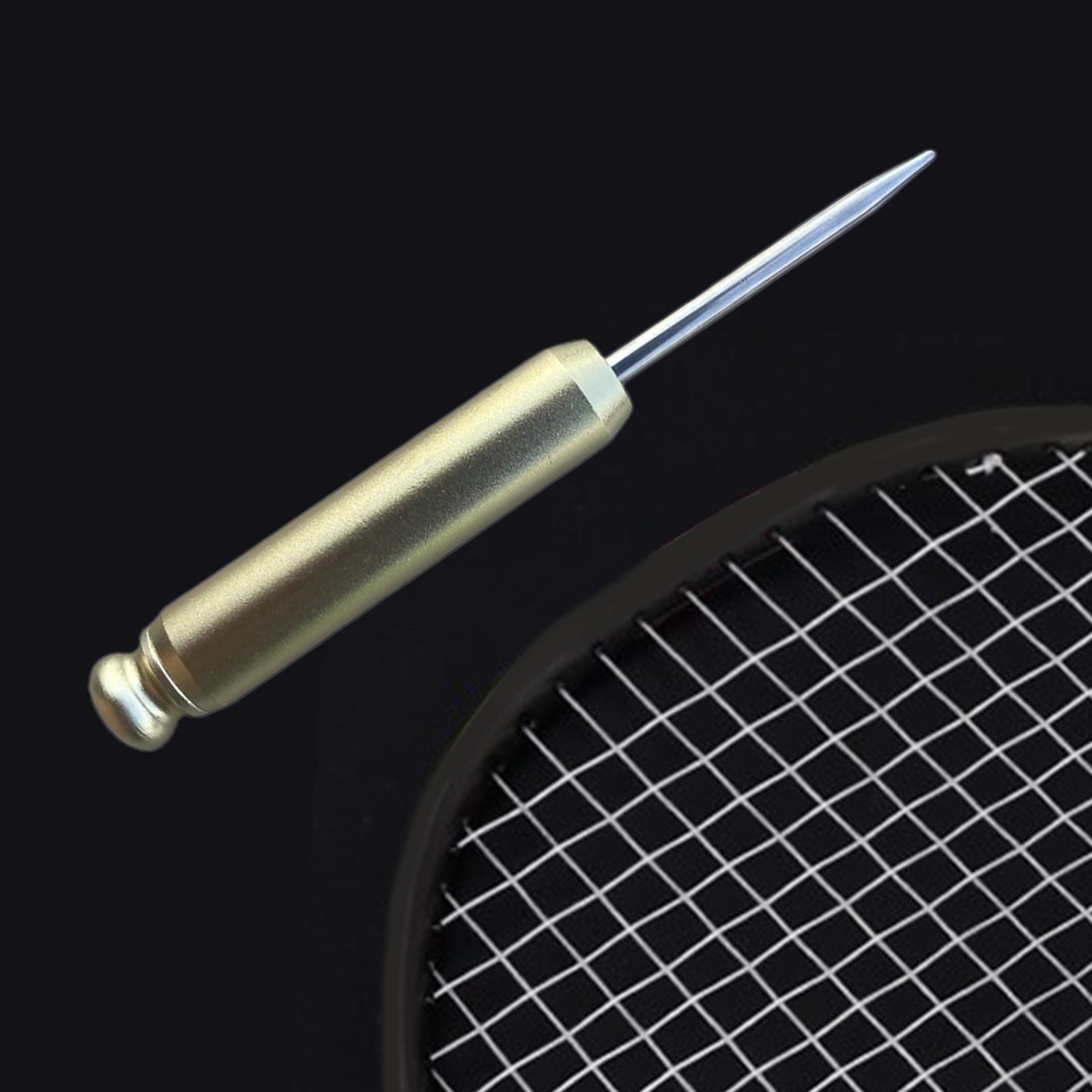 Racquet Stringing Straight Awl Tennis Badminton Racket Awl Stringing Tool Equipment