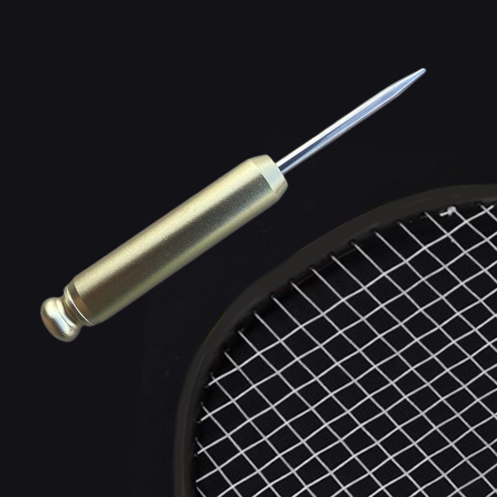 Racquet Stringing Awl Tennis Badminton Racket Awl Detachable Accessories