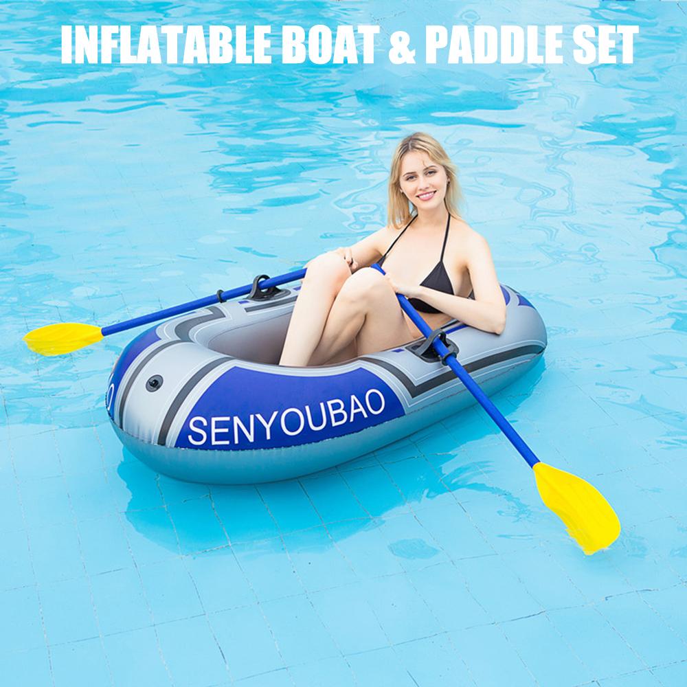 Bộ Thuyền Bơm Hơi Di Động Pvc Dày Có Thể Tháo Rời