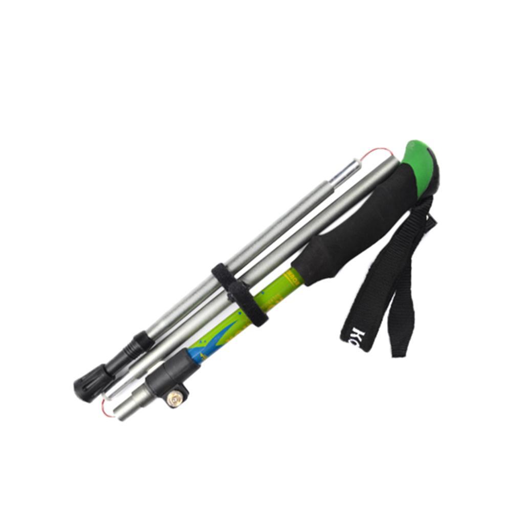 Outdoor Walking Trekking Anti Skid Alpenstock Quick Lock Trekking Sticks Poles Telescopic Alpenstock
