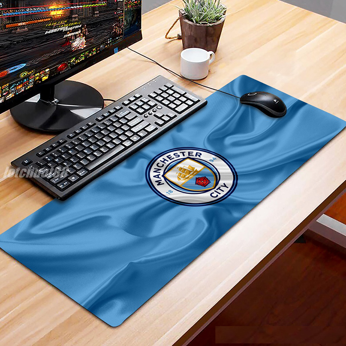 Tấm lót chuột, bàn di chuột cỡ lớn bền đẹp in 3D Flag các câu lạc bộ hàng đầu bóng đá Anh