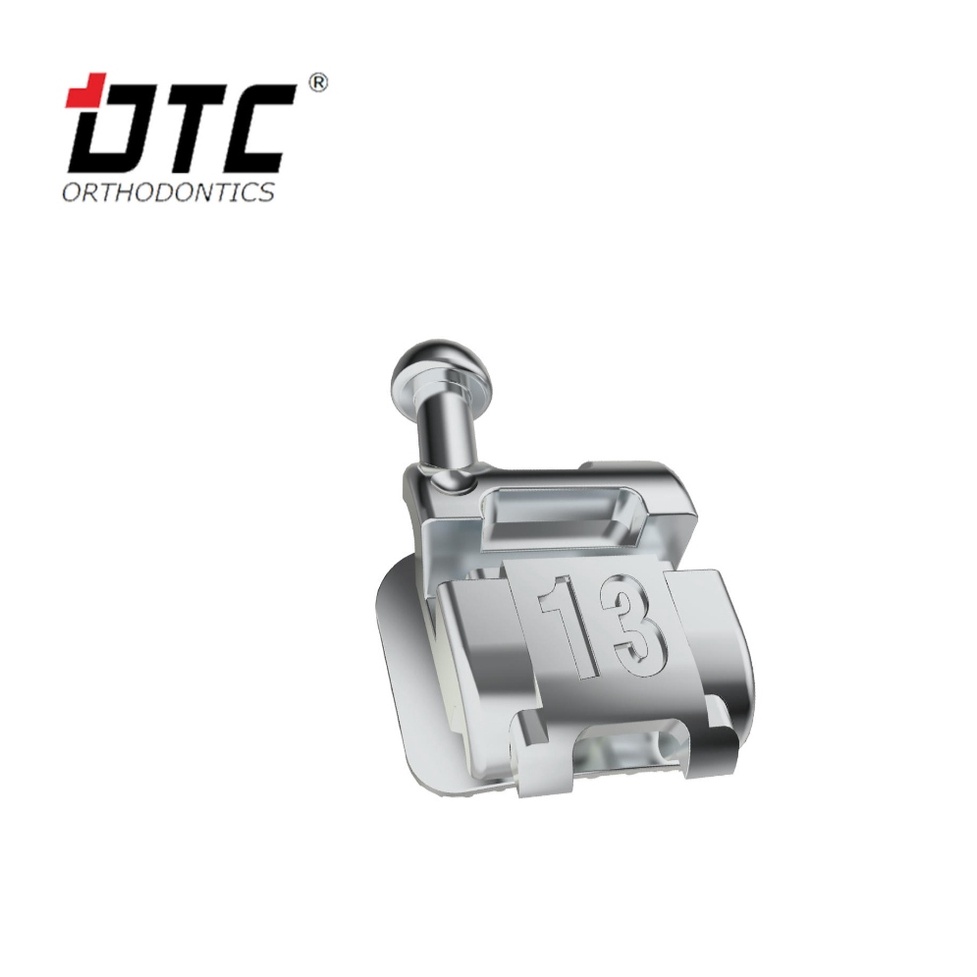 ắc Cài KL Tự Đóng 022_DTC (self-ligating mini Brackets 345 with hooks)_Dùng trong nha khoa_Niềng răng_Chỉnh nha[Ảnh thật][Chính hãng