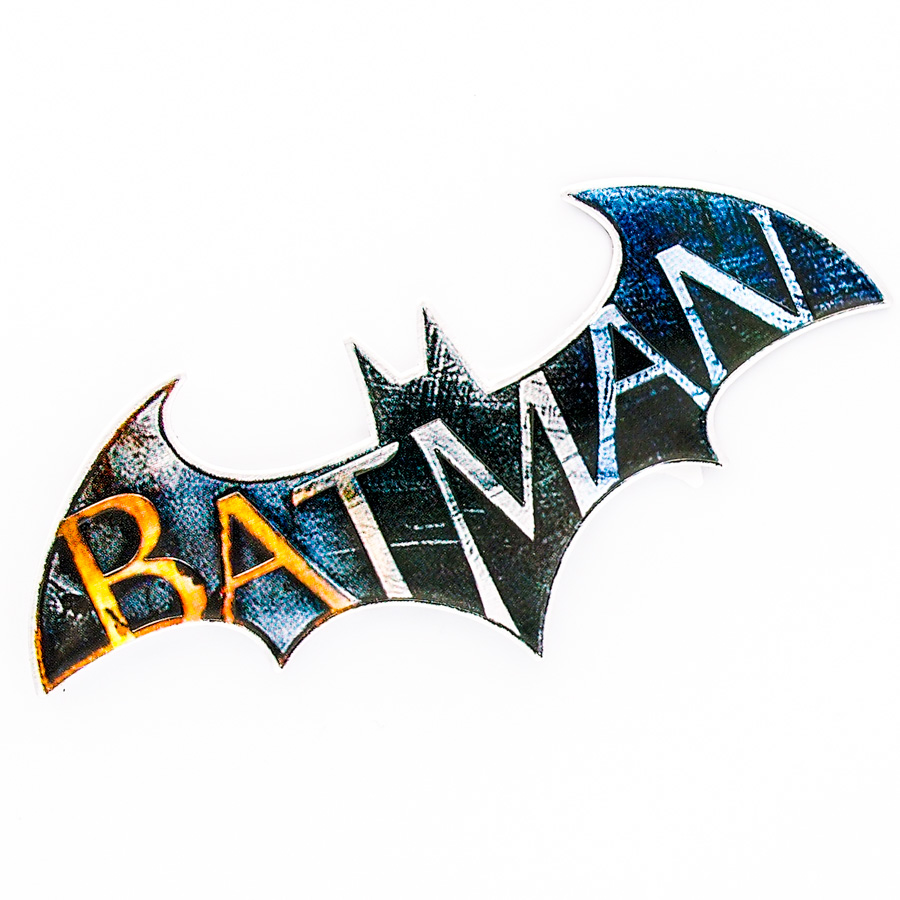 Batman hình cánh dơi - Sticker hình dán metal kim loại