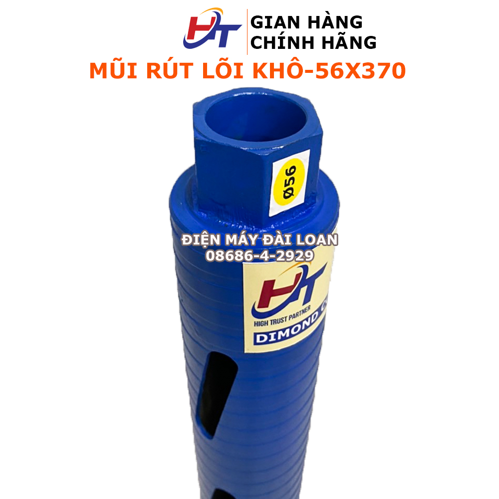 Mũi khoan rút lõi khô HT-K56X370MM