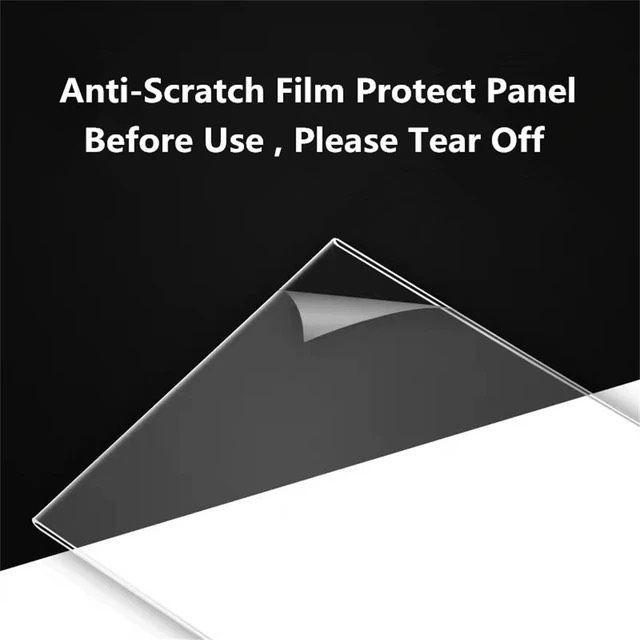 Bảng Mica A6, Bảng QR để bàn trong suốt 2 mặt, Đế nhiều màu sắc - Mica nhập khẩu nguyên chiếc