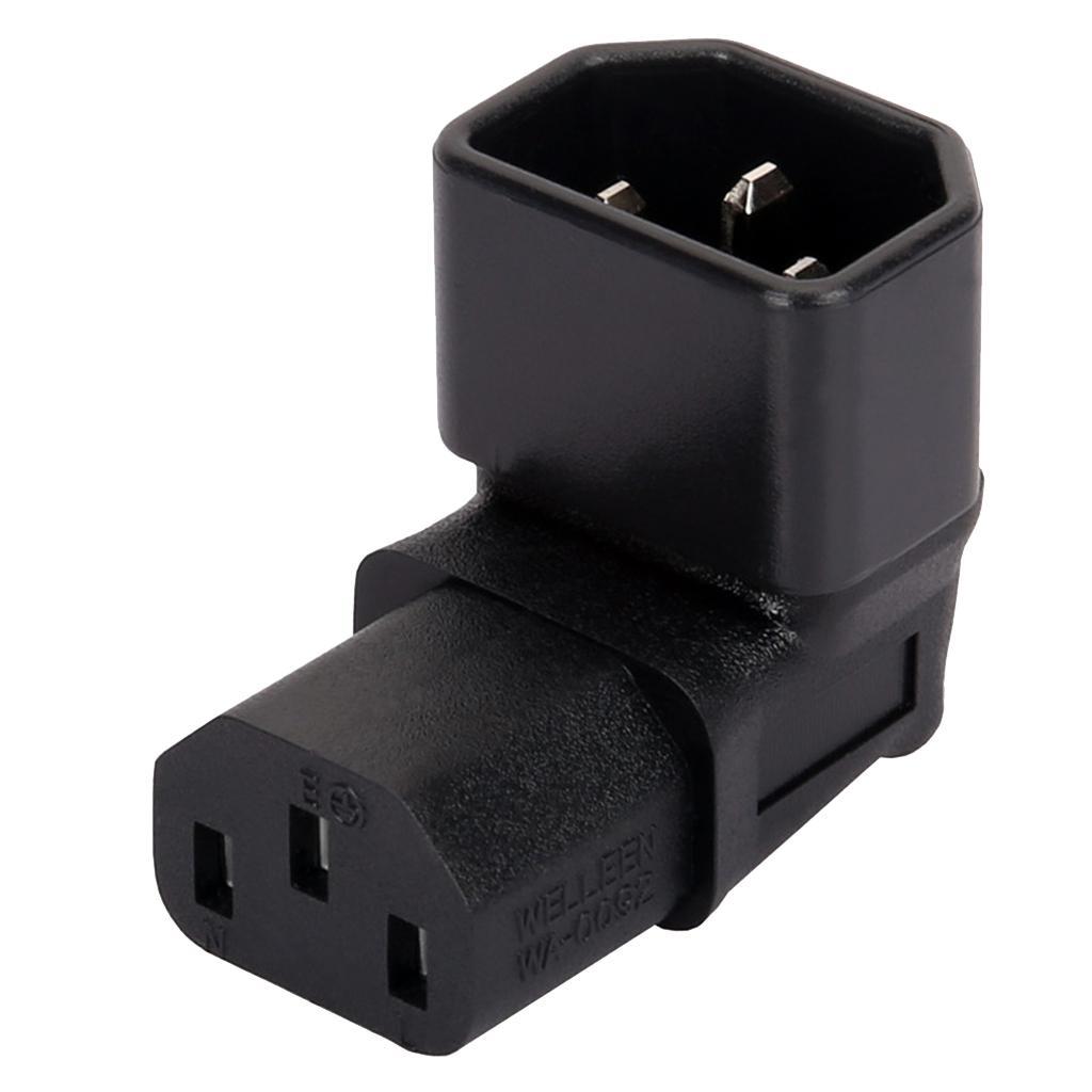 3xIEC320-C14 to C13 Type Transfer Plug Electrical Socket Converter Plug