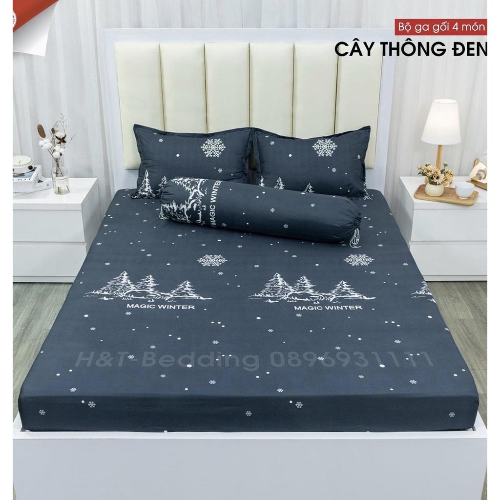 Set 1 ga và 2 vỏ gối cotton Poly đủ kích thước 1m2 đến 2m*2m2 Nhà Nhím Bedding