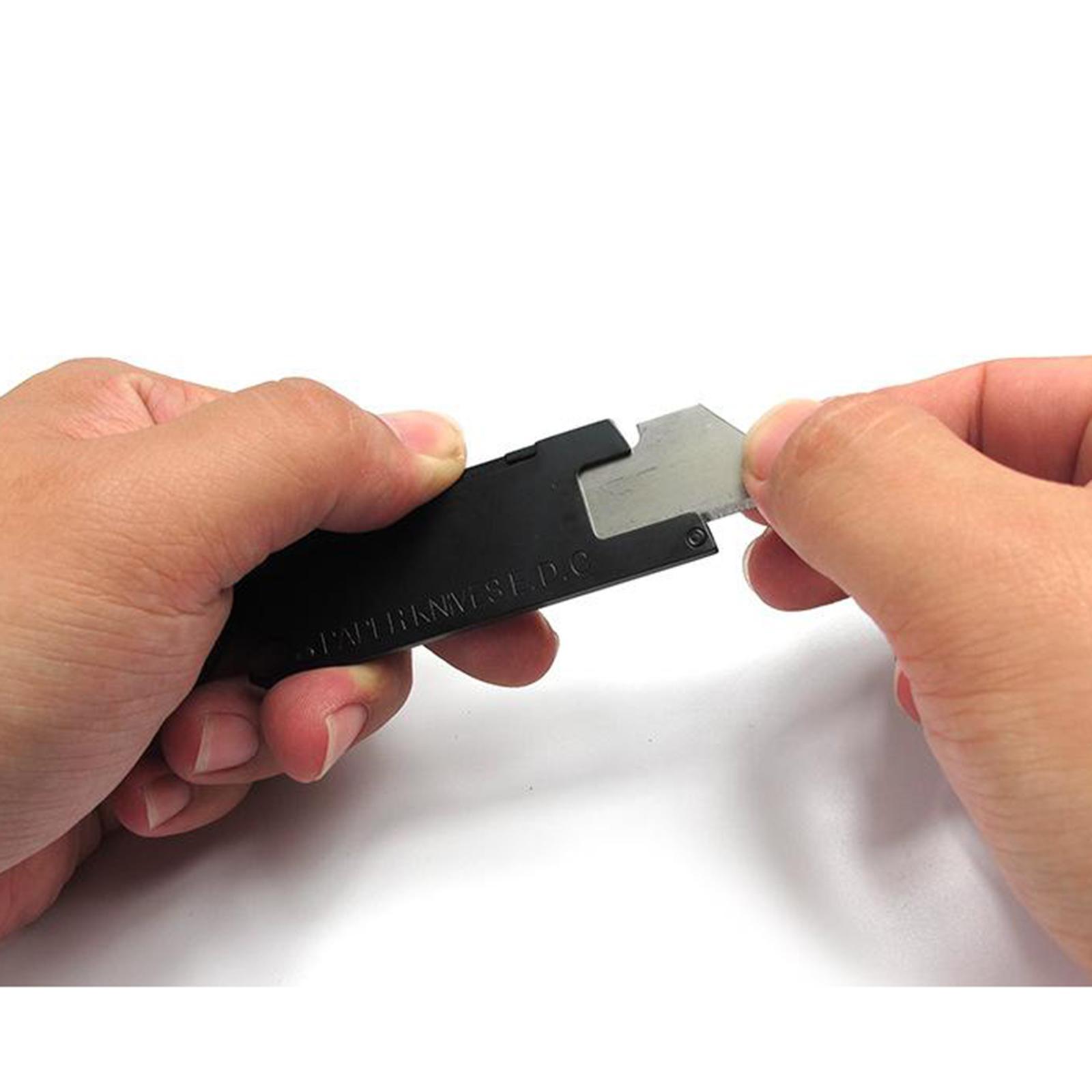 2-5pack Utility Pocket Knife Box Cutter Keychain Portable Bottle Opener for