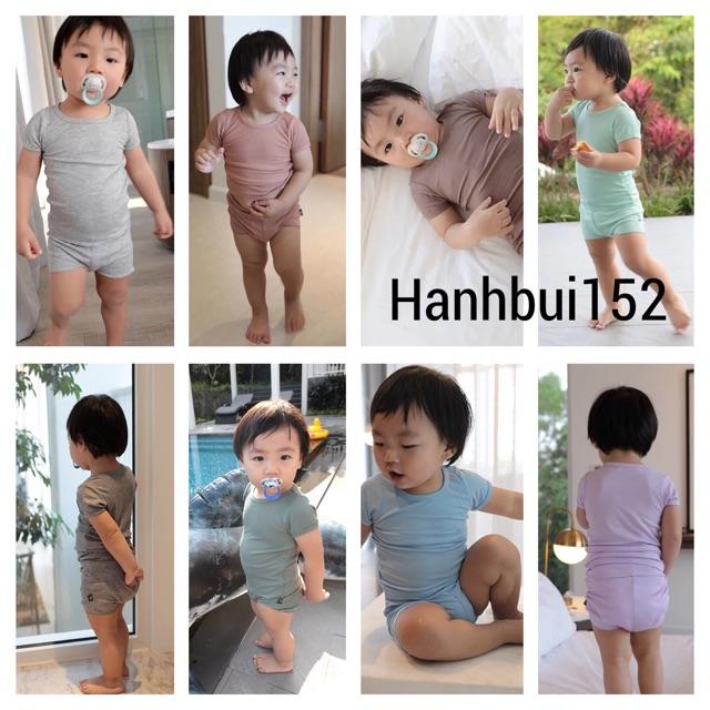 Bộ cộc hè Minky mom hàng quảng châu cho bé