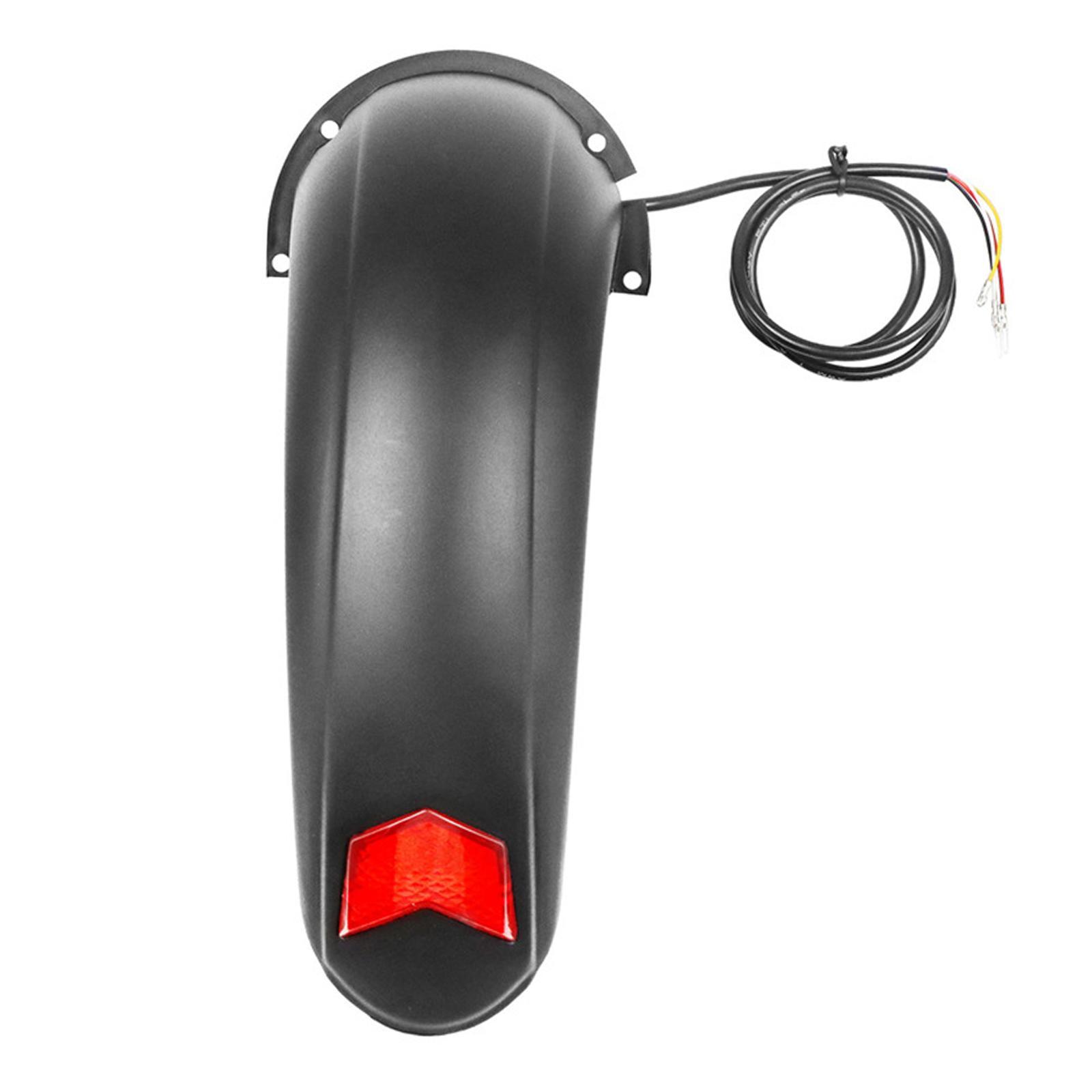 Tire Mudguard with Taillights Equipment Supplies Guard Mudflap Electric Bike Rear for Night Riding Outdoor Cycling