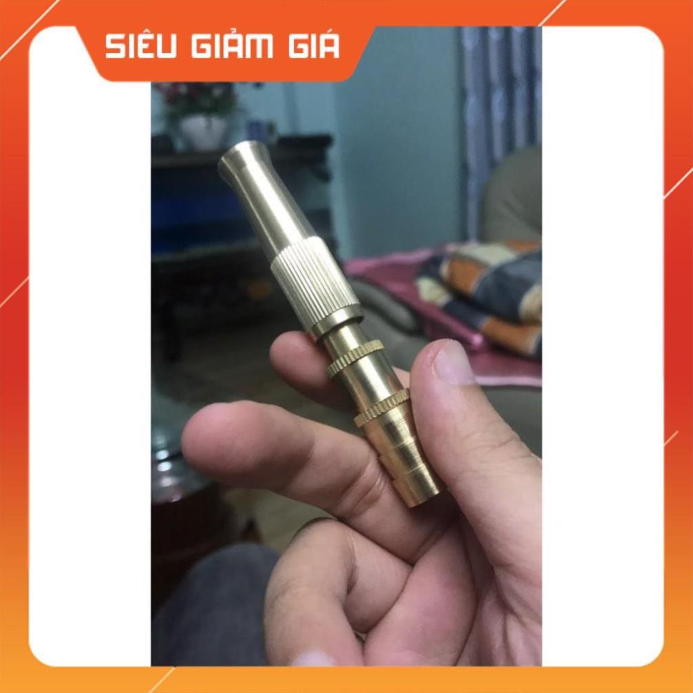 Đầu vòi xịt nước tăng áp đa năng Vòi phun tăng áp bằng đồng tưới cây - rửa xe cực mạnh - 3 chế độ 206587