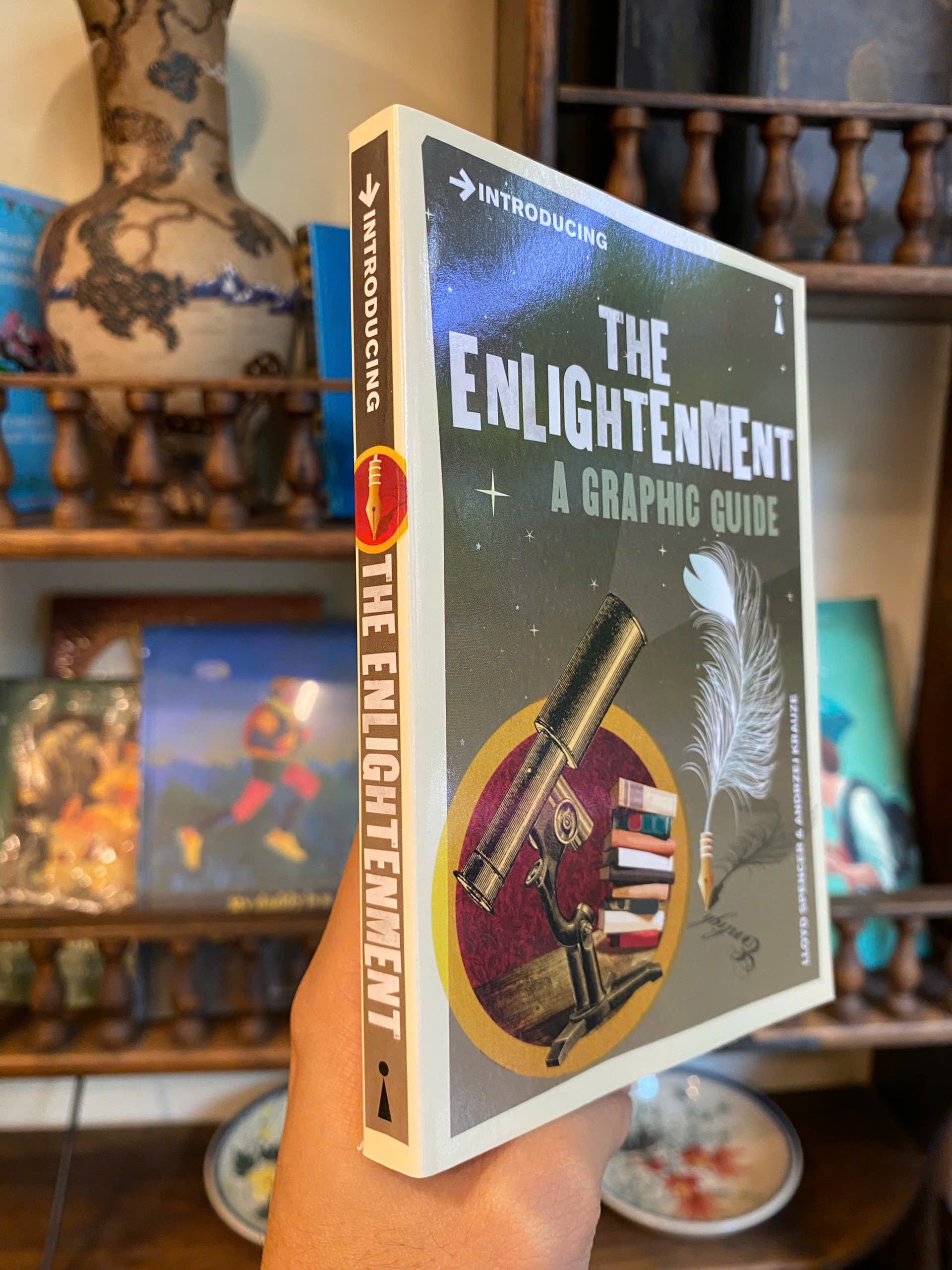 Sách - Introducing The Enlightenment: A Graphic Guide by Lloyd Spencer | Philosophy Nonfiction