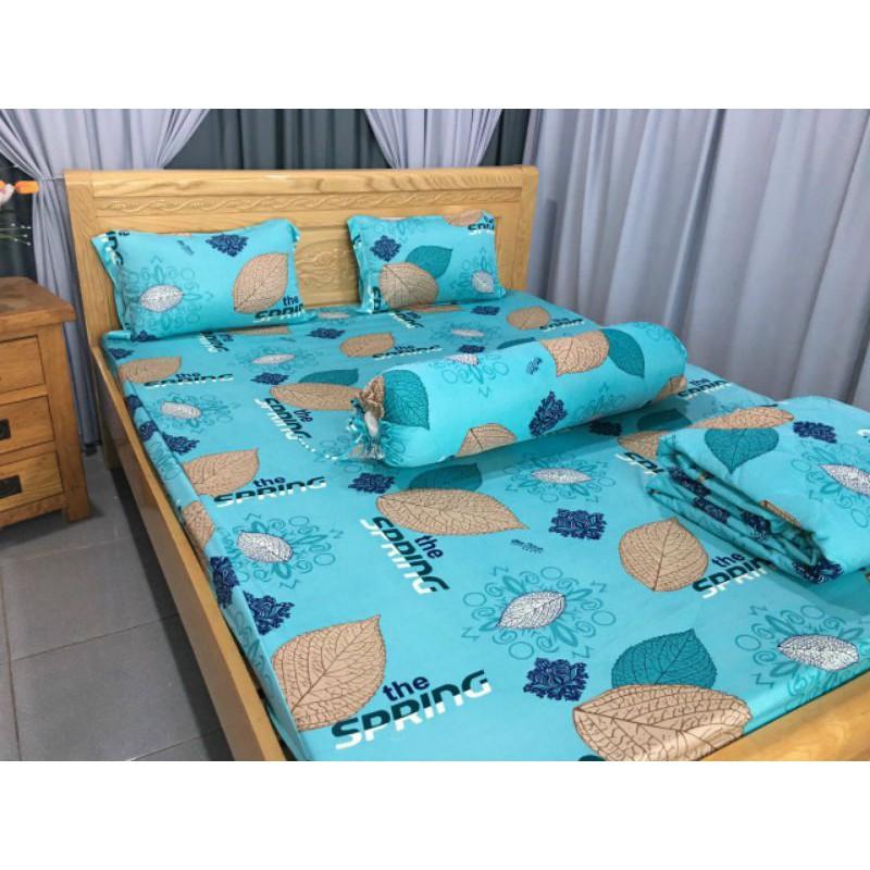 COMBO SET GA GỐI CHỐNG THẤM MINH MẪN - HÌNH LÁ XANH