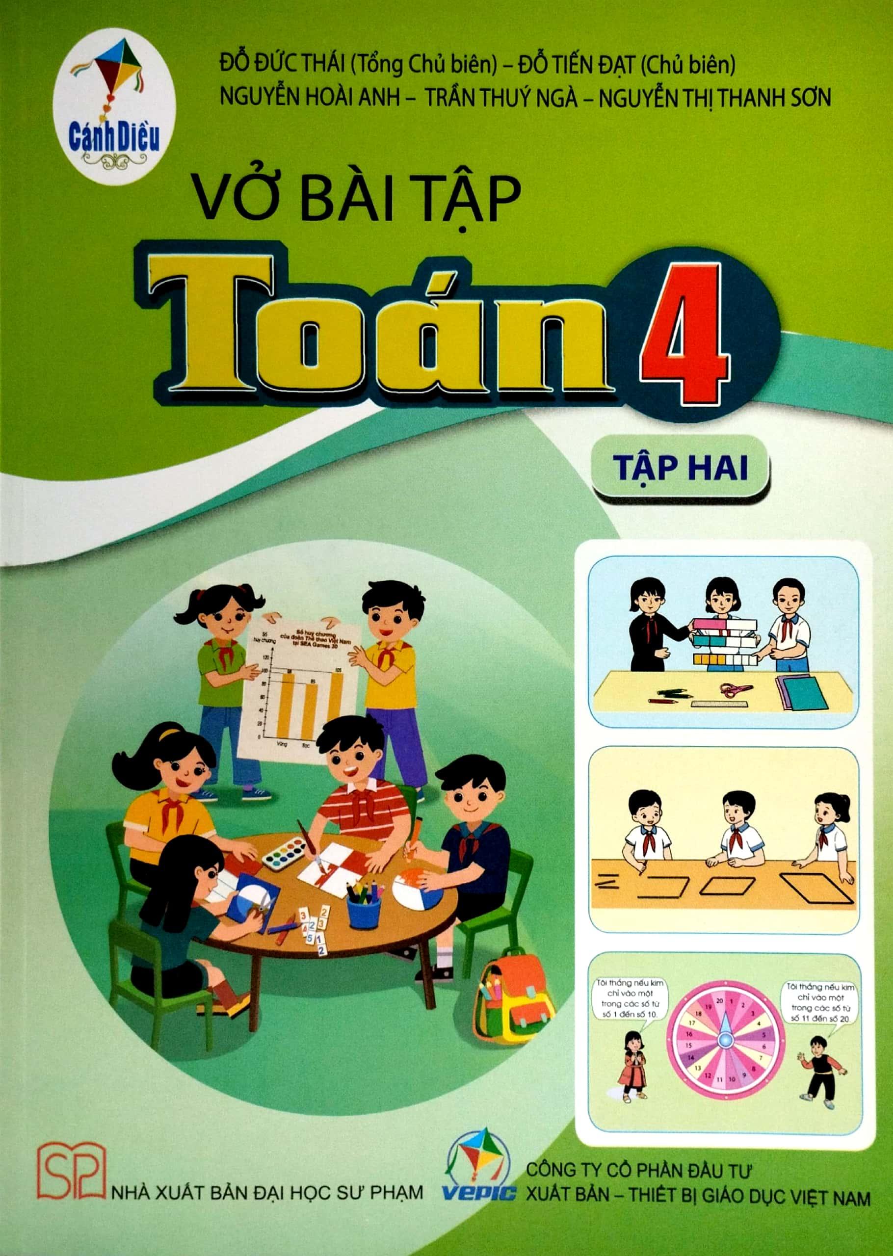 Vở Bài Tập Toán 4 - Tập 2 (Cánh Diều) (Chuẩn)