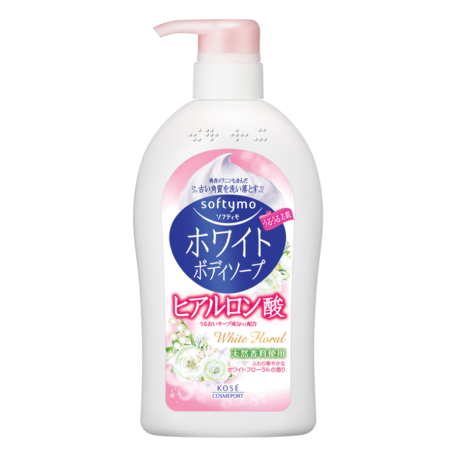 Sữa Tắm Sáng Da Kosé Cosmeport Softymo White Body Soap - White Floral (600ml)