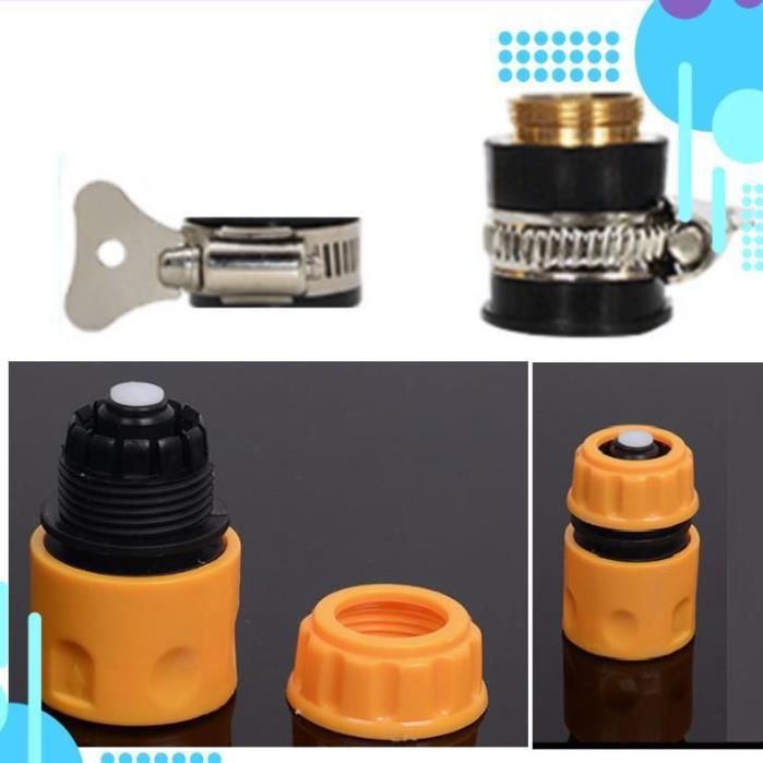 Bộ dây vòi xịt nước rửa xe, tưới cây . tăng áp 3 lần,loại 3m, 5m 206701-1 đầu đồng,cút nhựa,nối đồng+ tặng đai