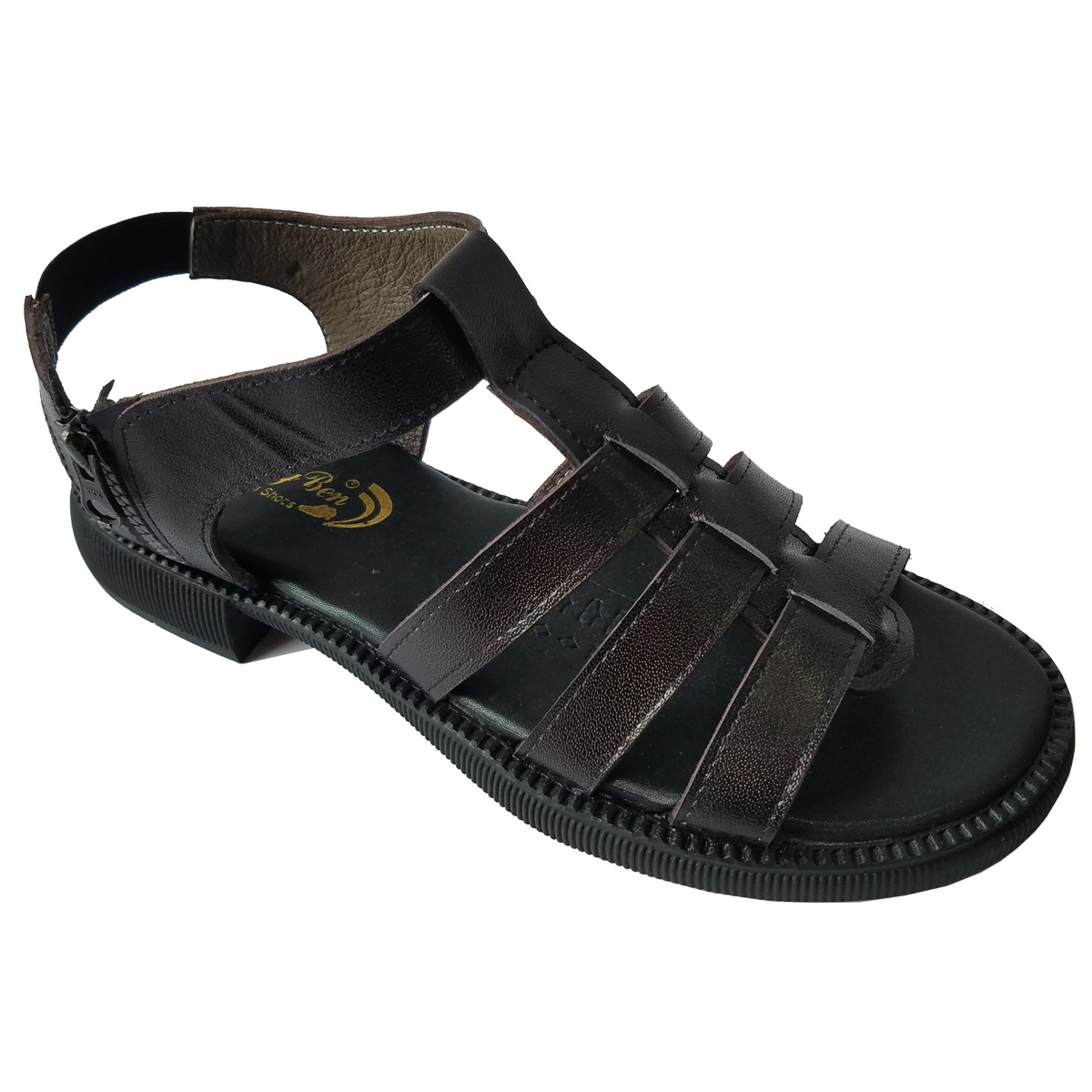 Giày Sandal BIGGBEN Da Bò Thật Cao 3 Phân SDCG100