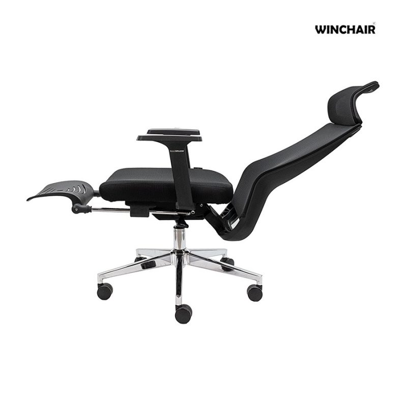 Ghế Văn Phòng Ngã Lưng Gác Chân GVP044 - Thiết Kế Ergonomic Công Thái Học - Mặt Nệm Lưng Lưới Thoáng Khí - Khung Hợp Kim Chắc Chắn