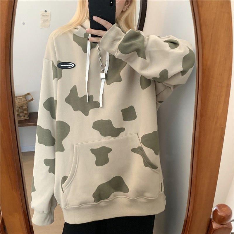 ÁO HOODIE BÒ SỮA HAI MÀU SIÊU ĐẸP KÈM ẢNH THẬT