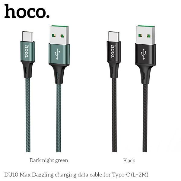 Cáp sạc nhanh Lightning, Type C, Micro USB Hoco DU10 Max - HÀNG CHÍNH HÃNG