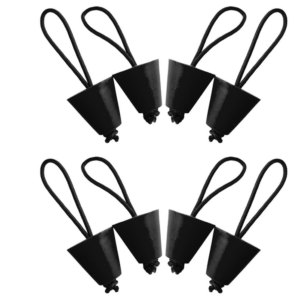 8 Pieces Universal Kayak Scupper Plug Kit Canoe Drain Holes Stopper
