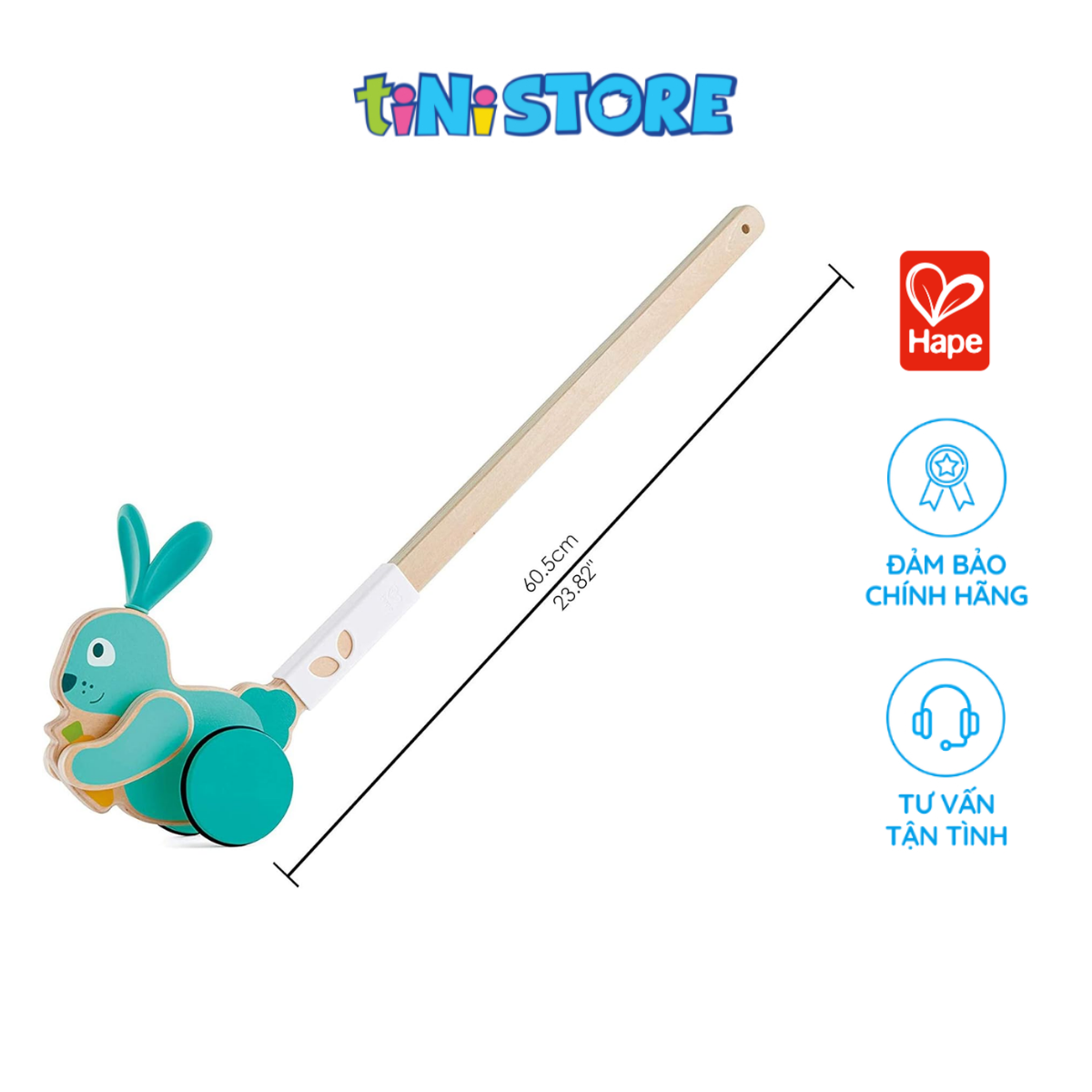 Đồ Chơi Gậy Đẩy Chú Thỏ Hape E0358