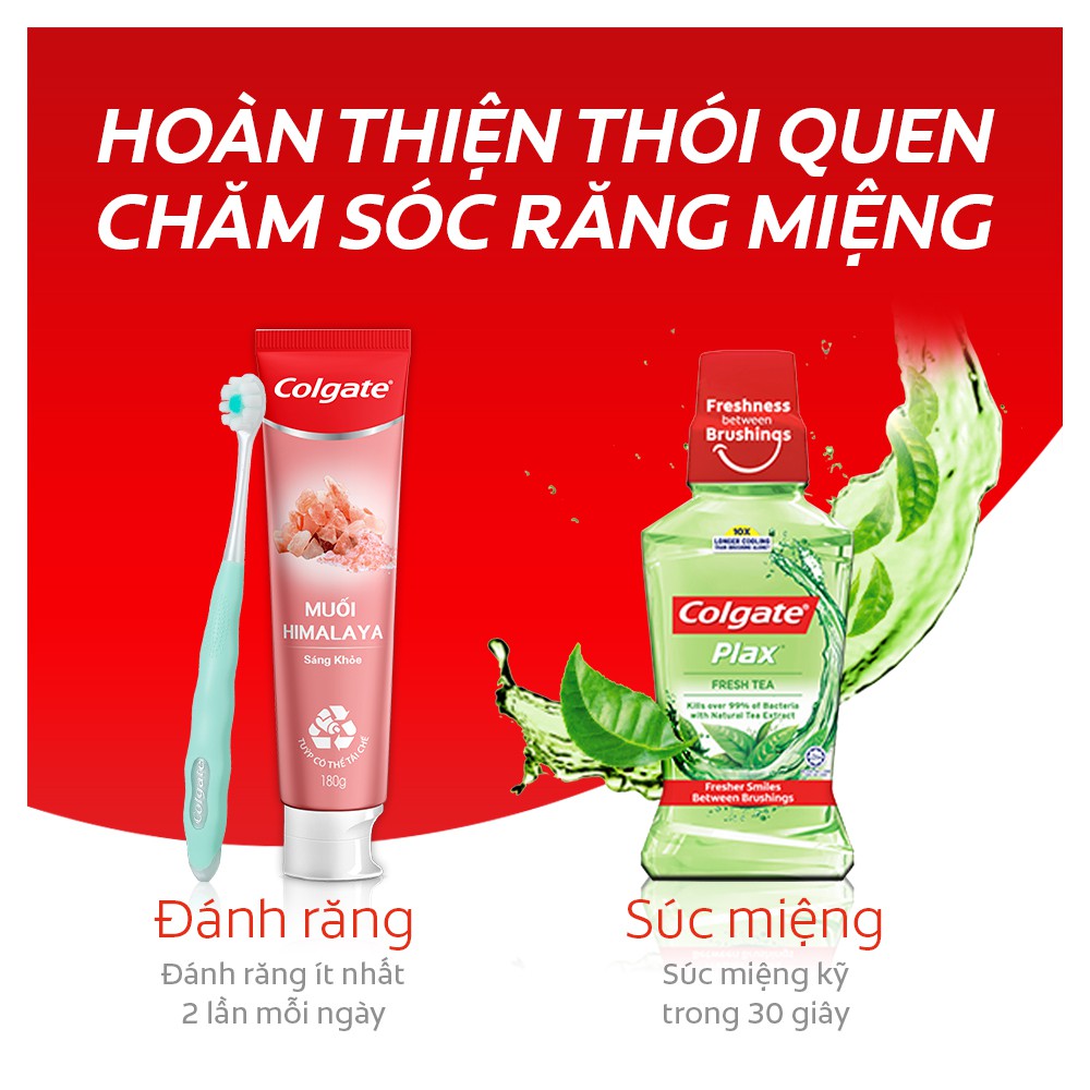 Kem đánh răng Colgate thiên nhiên muối hồng Himalaya 180g