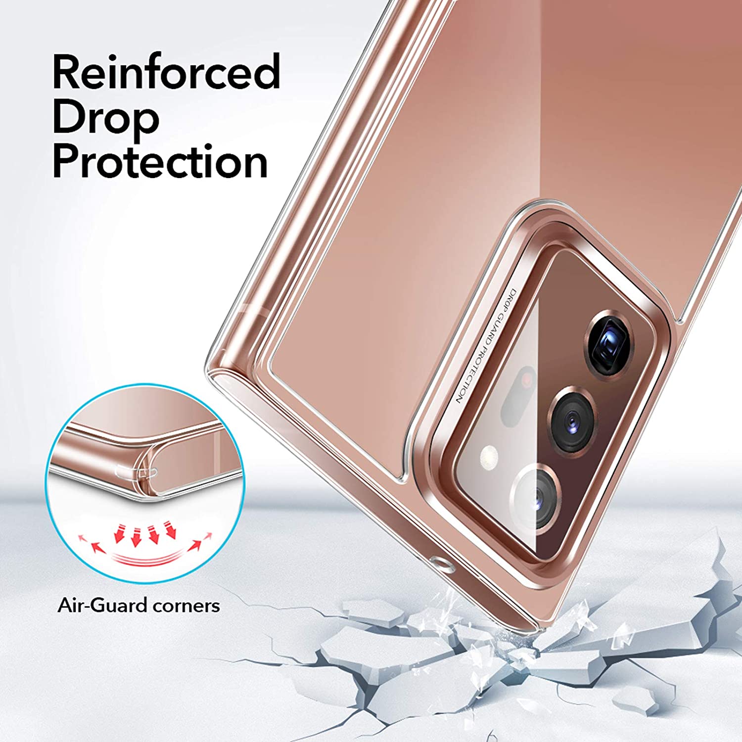 Ốp Lưng cho Samsung Galaxy Note 20 / Note 20 Ultra ESR Echo Tempered Glass Hard Case - Hàng Nhập Khẩu