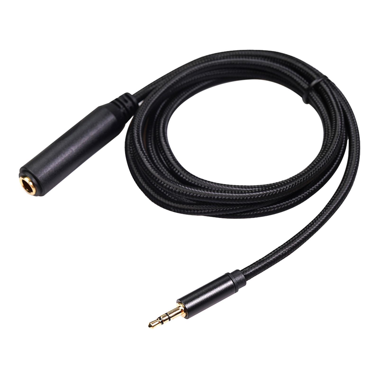 3.5mm Male to 6.35mm Female Stereo Audio Jack Pure Copper Adapter 0.3 meter