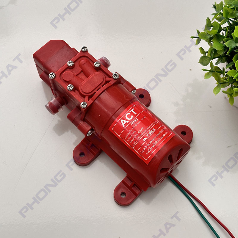 Bộ Bơm Đơn Tự Động 12V ACT 5250  6 Lít/Phút | Máy Bơm Mini Phun Sương// Tăng Áp Tự Ngắt &amp; Thay Thế Cho Bình Xịt Điện