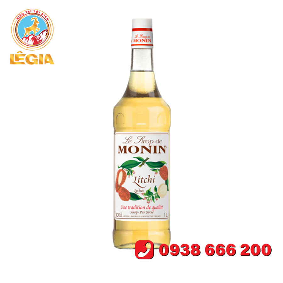 Siro Monin Vải 1000ml - Monin Lychee Syrup