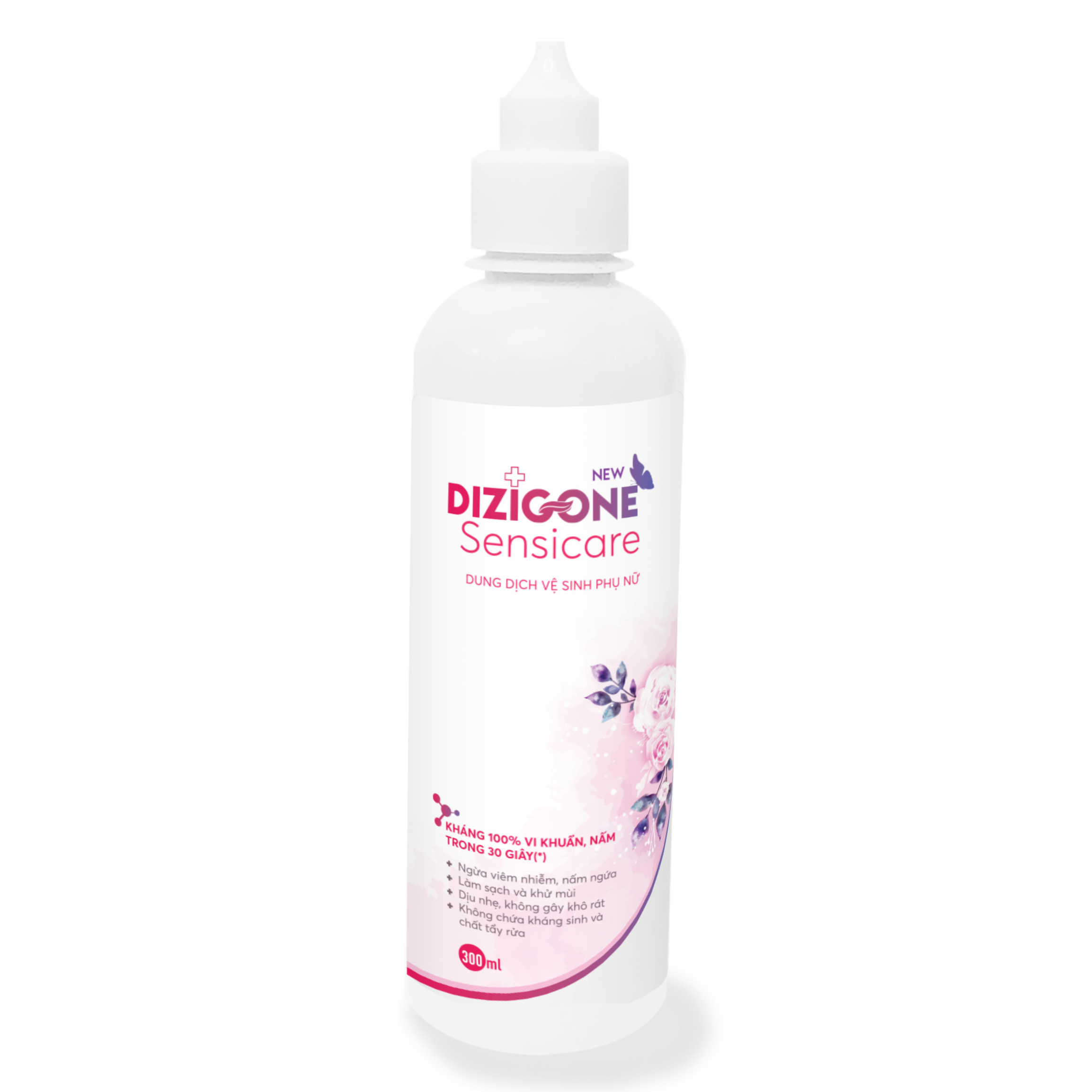 COMBO 2 Dung dịch vệ sịnh phụ nữ DIZIGONE Sensicare 300ml: Hết nấm ngứa, giảm khí hư, khử mùi hôi