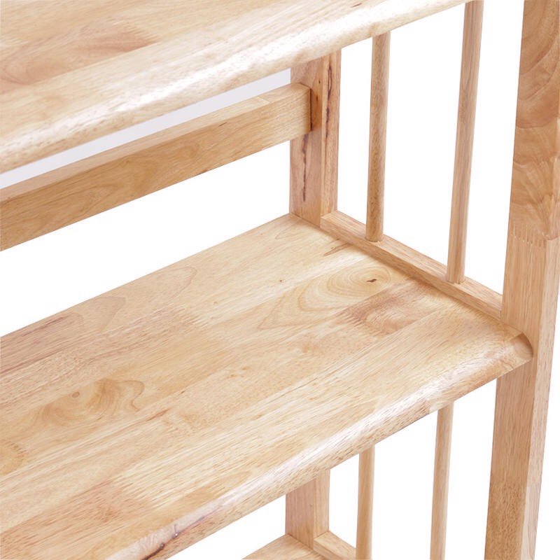 Kệ Sách 4 Tầng Dài 50 cm Gỗ Cao Su
